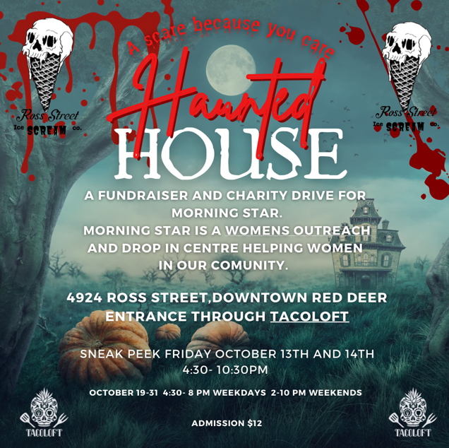 Downtown Red Deer Haunted House to raise money for women’s dropin