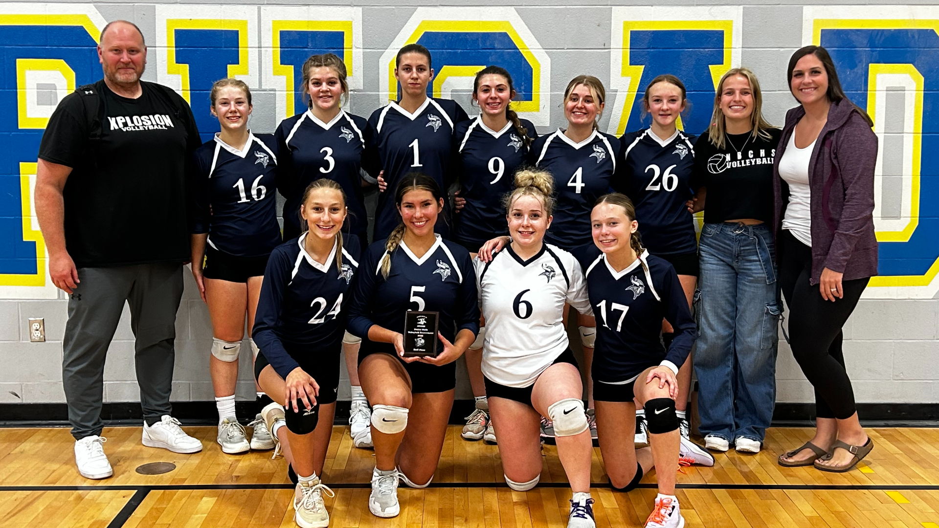 NBCHS Senior A Girls win home volleyball tournament battlefordsNOW