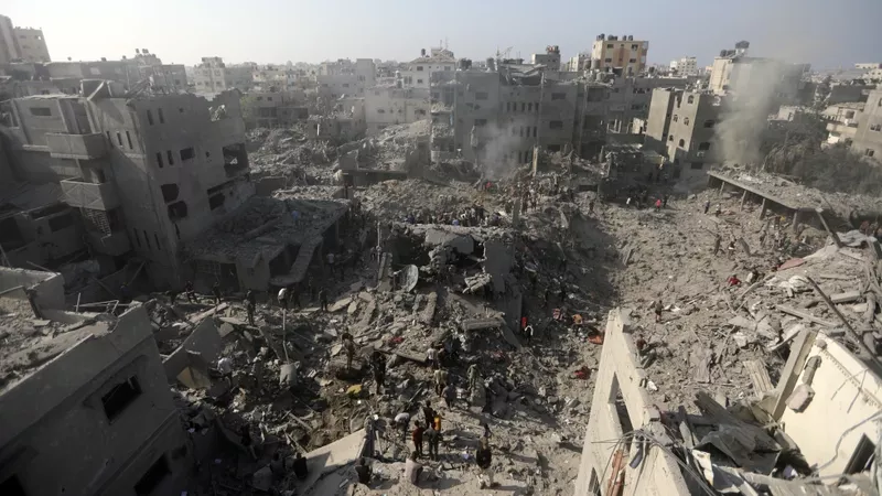 Israeli strikes kill multiple civilians at shelters in Gaza combat zone ...