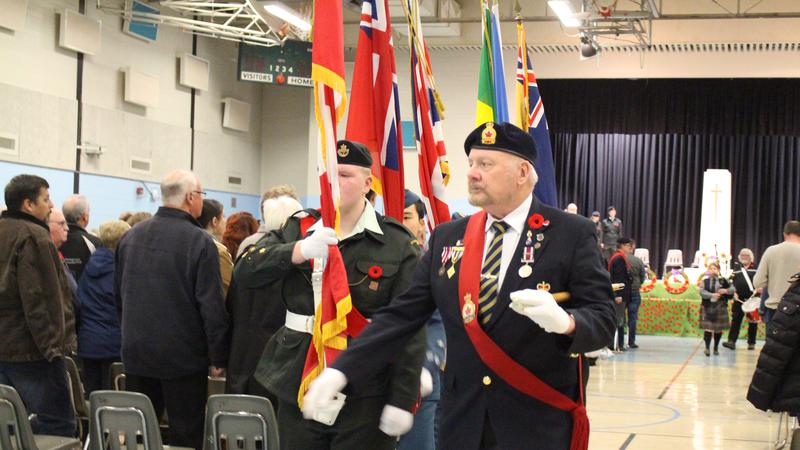 Stories, poems and music prominent in North Battleford Remembrance Day service