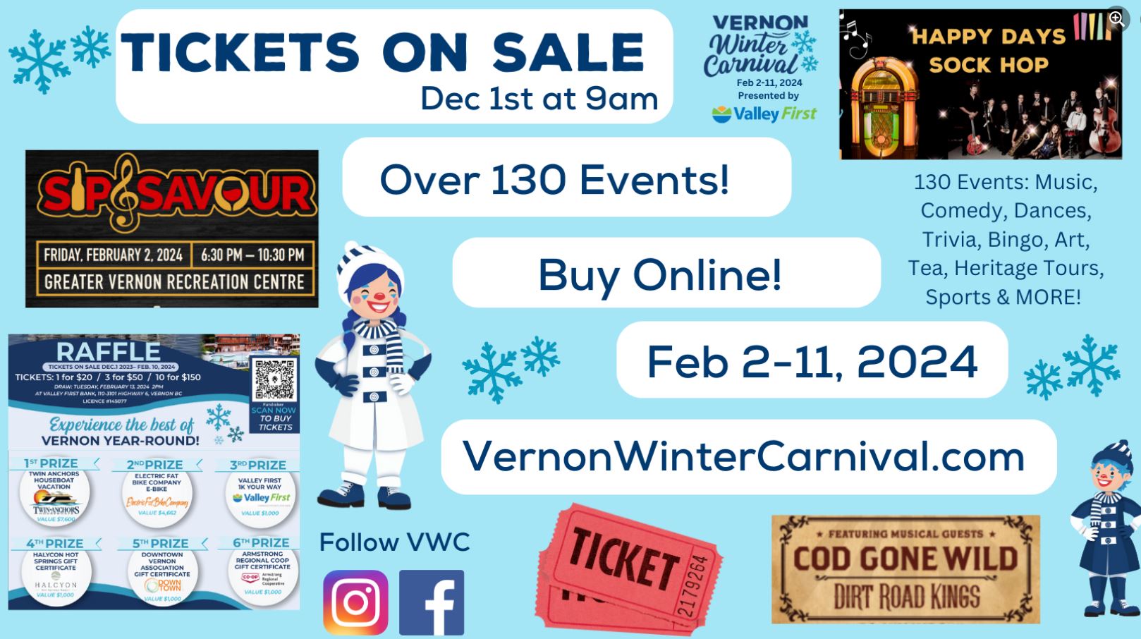 Winter Carnival tickets go on sale Dec. 1