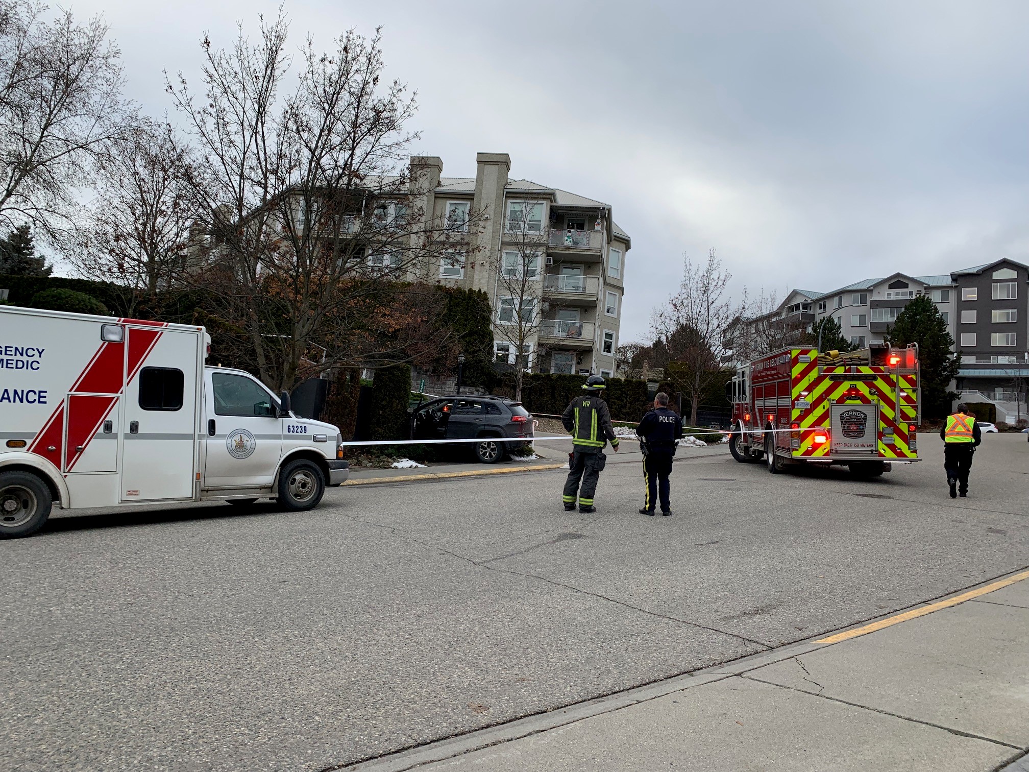 UPDATE One person injured in crash on Centennial Drive Vernon Matters