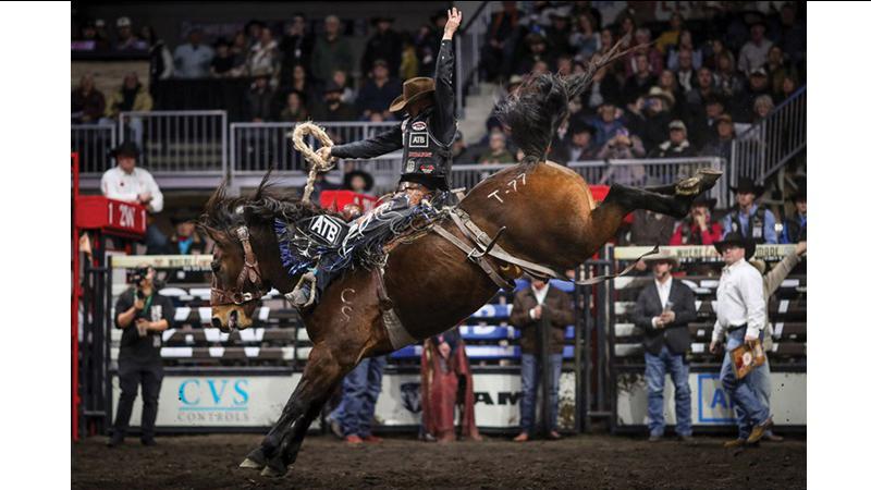 Maple Leaf flying at Wrangler National Finals Rodeo | rdnewsnow.com