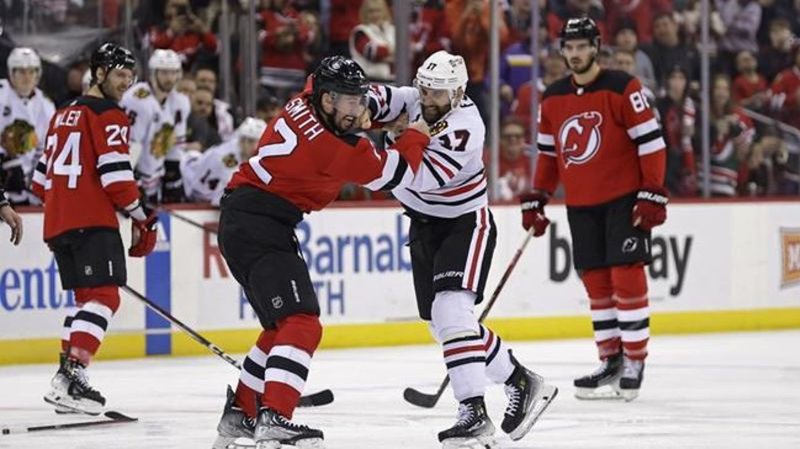 Connor Bedard Departs After Big Hit As Blackhawks Lose 4-2 To Devils ...