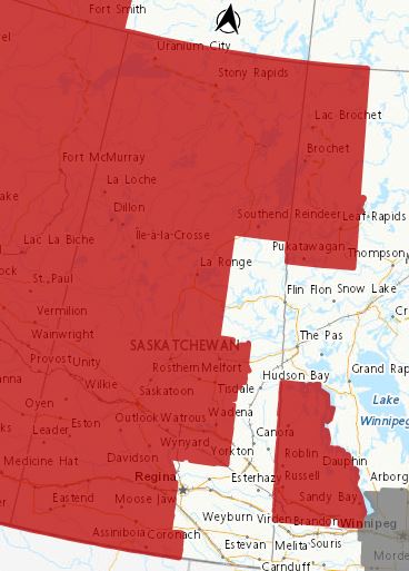 Extreme cold warnings issued for areas across Saskatchewan