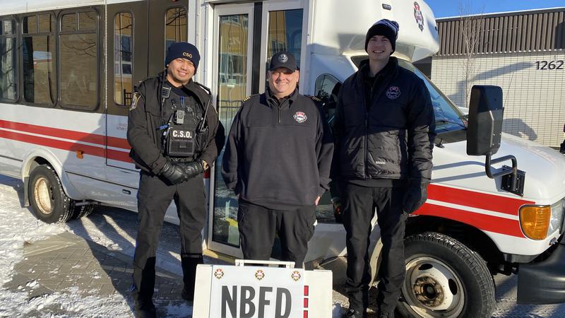 NBFD activates mobile warming station for extreme weather