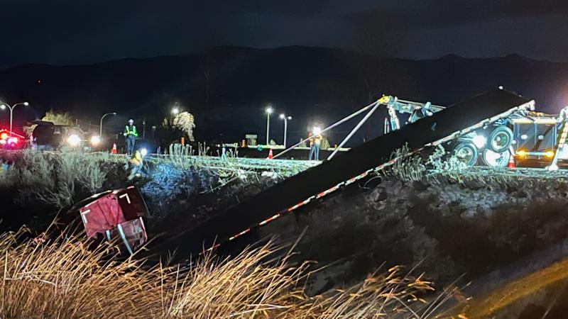 UPDATE Westbound Hwy. 1 open east of Abbotsford following a motor