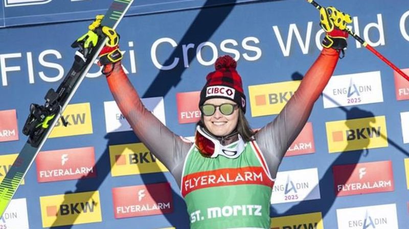 Canada’s Marielle Thompson wins third straight World Cup ski cross gold