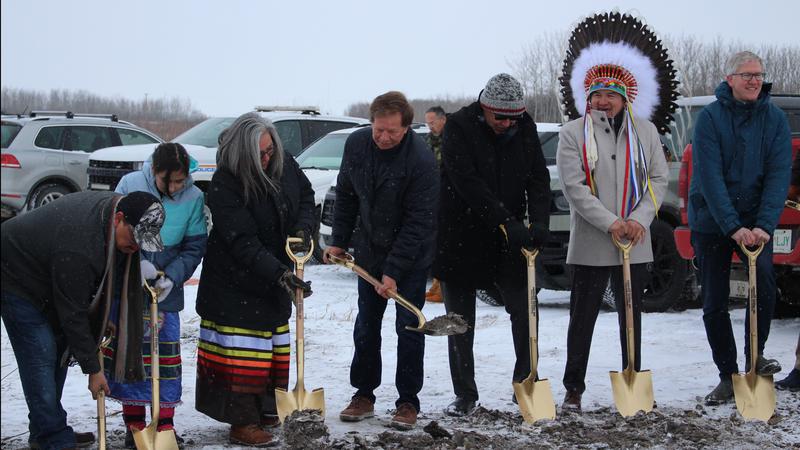 Sweetgrass First Nation celebrates new school build with sod turning ceremony