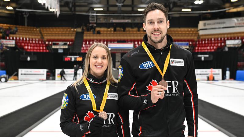 Peterman and Gallant win bronze at Canadian Mixed Doubles