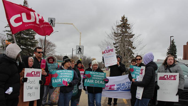 Heathcare workers rally for better wages, retention