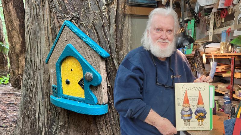 ‘It’s sort of magic:’ creator of beloved Nanaimo gnome doors does it all for the kids