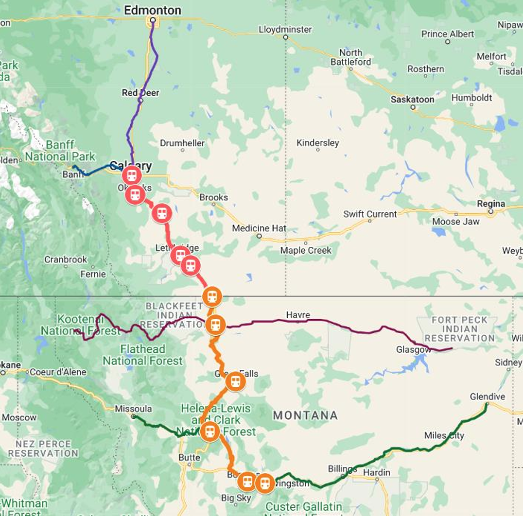 Alberta-Montana passenger rail service proposed | EverythingGP