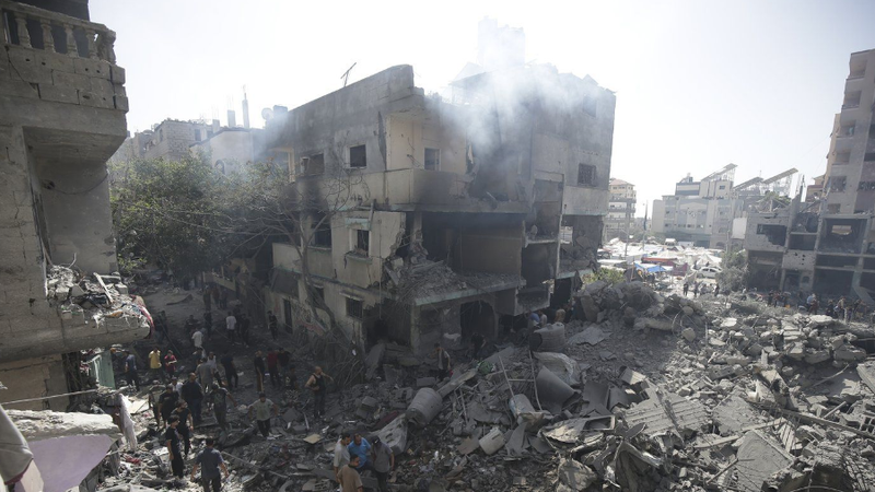 At least 94 Palestinians are killed in heavy fighting in Gaza area around hostage rescue