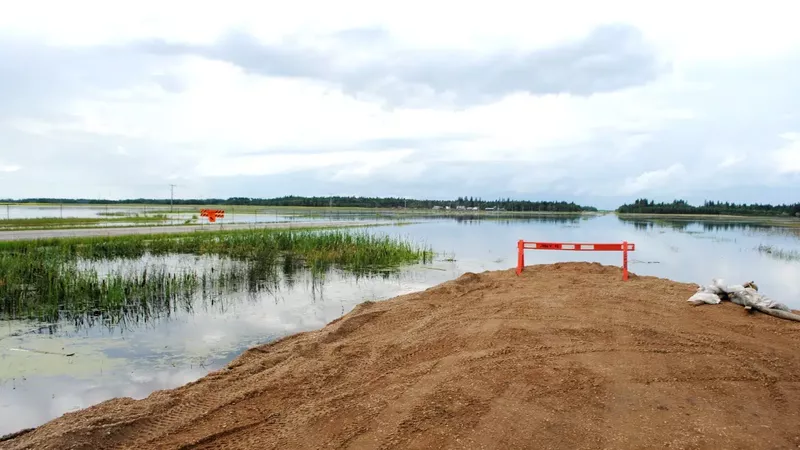 Water levels rising at Anglin Lake, flooding possible