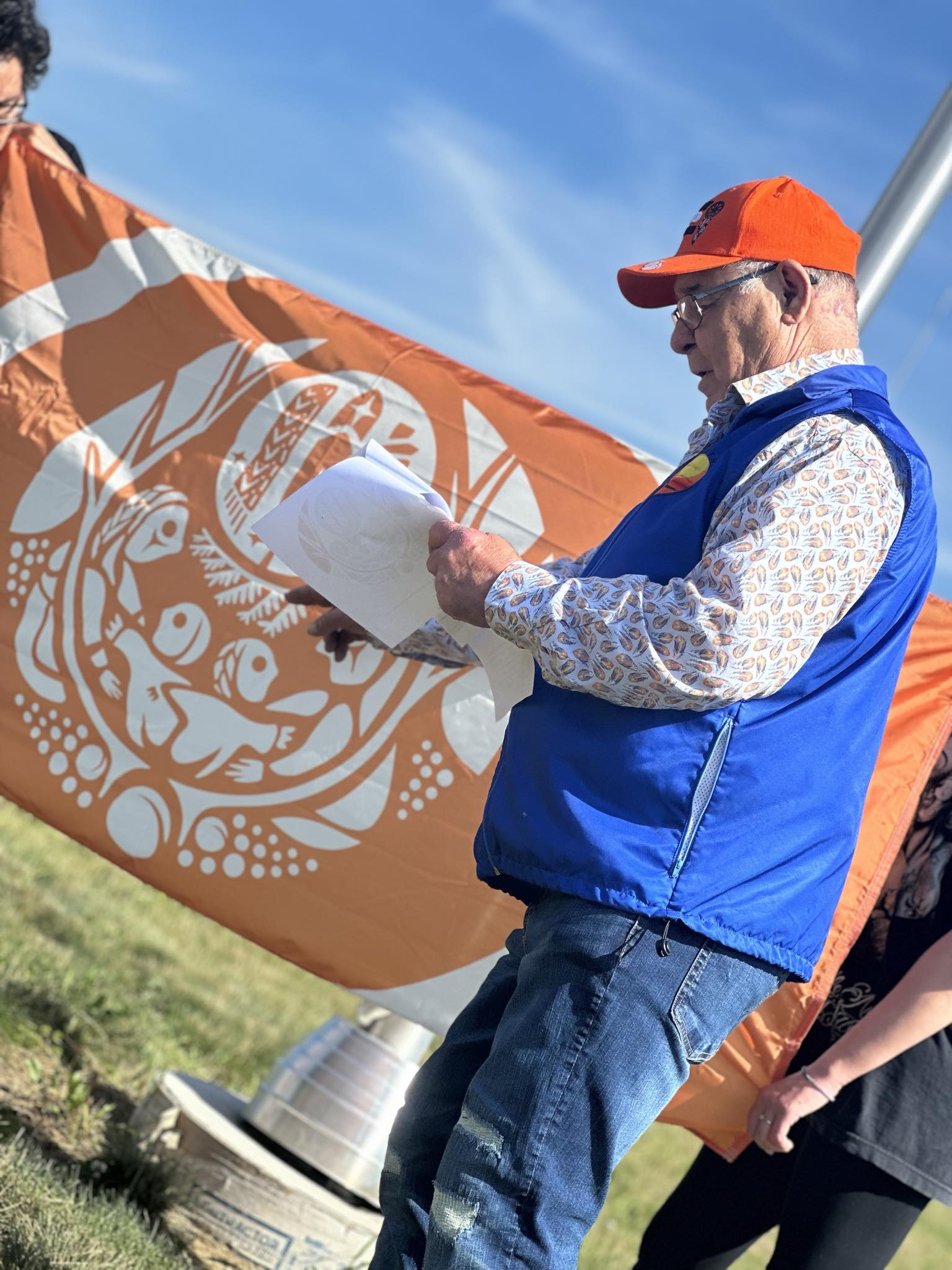 Air Ronge raises Survivors’ Flag | larongeNOW