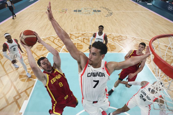 Canadian men to face host France in Olympic men’s basketball quarterfinals