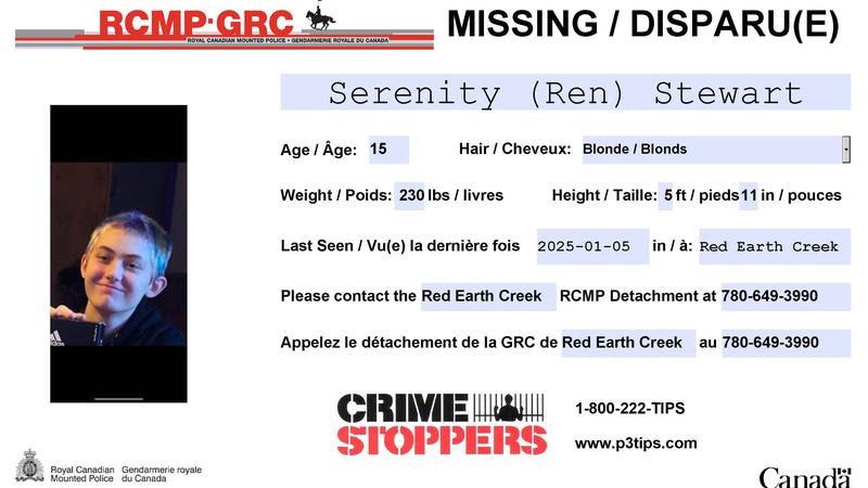 Red Earth Creek RCMP search for missing youth | EverythingGP