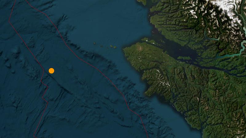 Largest earthquake vancouver island