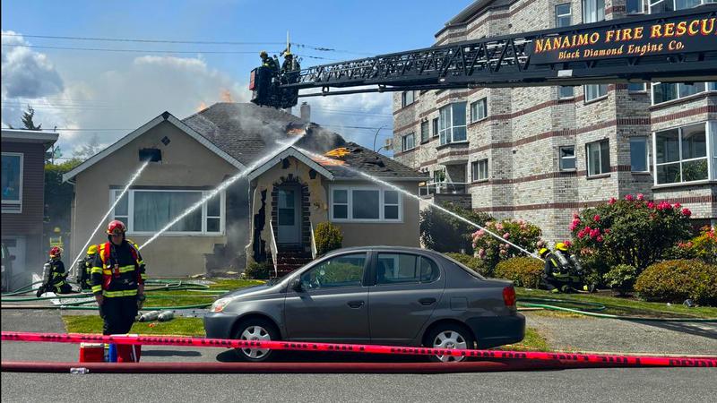 ‘Difficult fire to fight:’ substantial damage to storage property next to Nanaimo funeral home