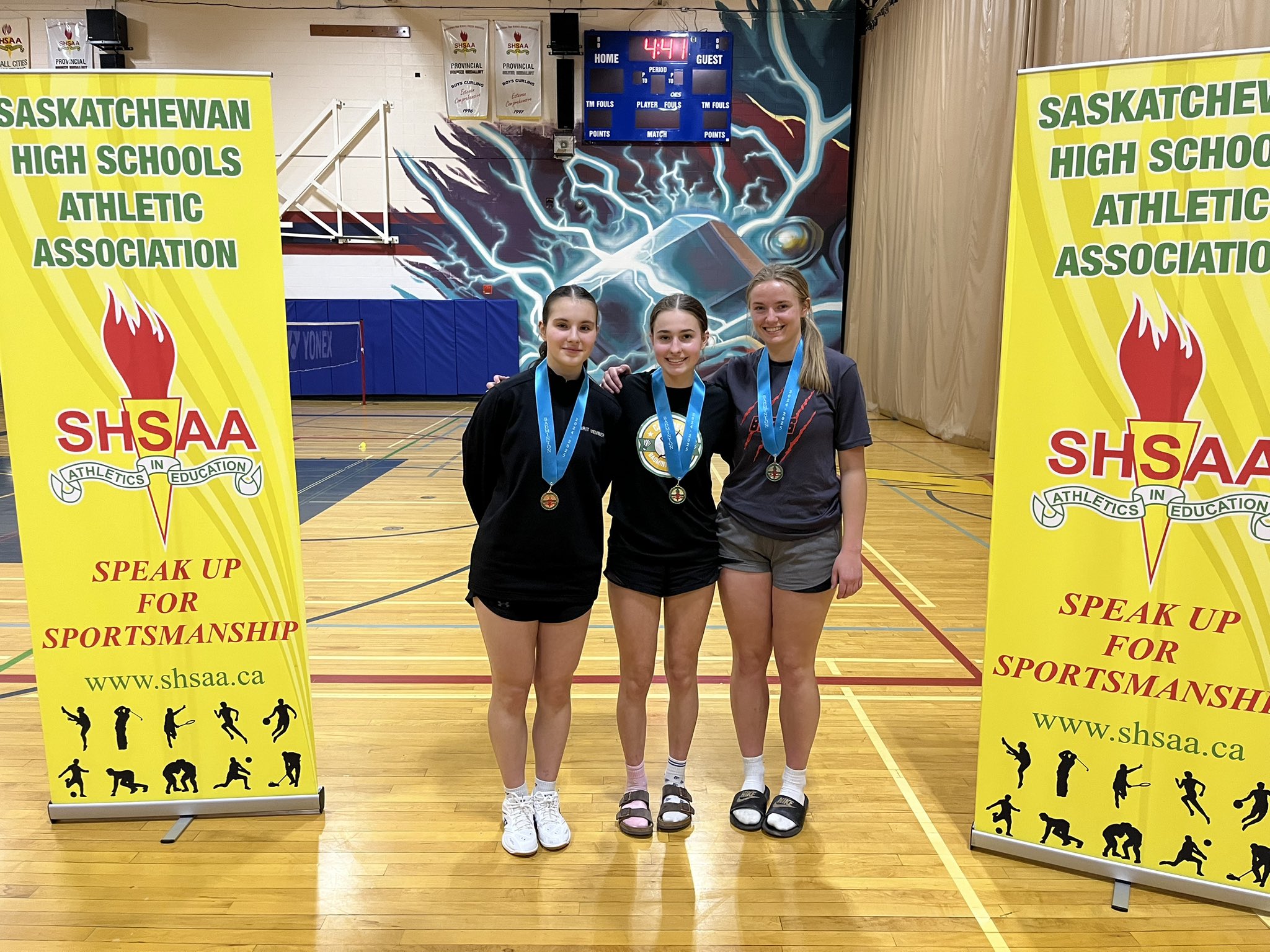 Locals medal at SHSAA badminton provincials