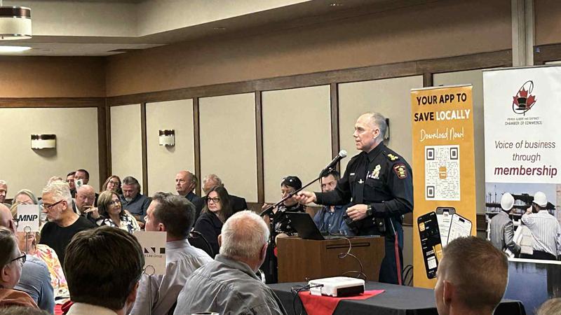 Police chief speaks to business community about crime prevention