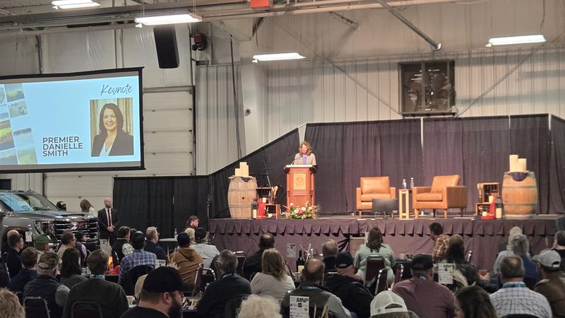 Alberta Premier Danielle Smith attended the third annual Cypress County Ag Connections Conference