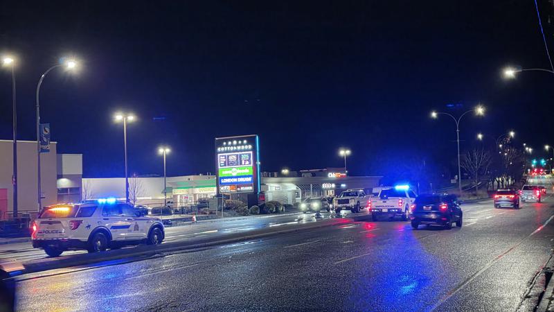 Chilliwack RCMP investigation scene